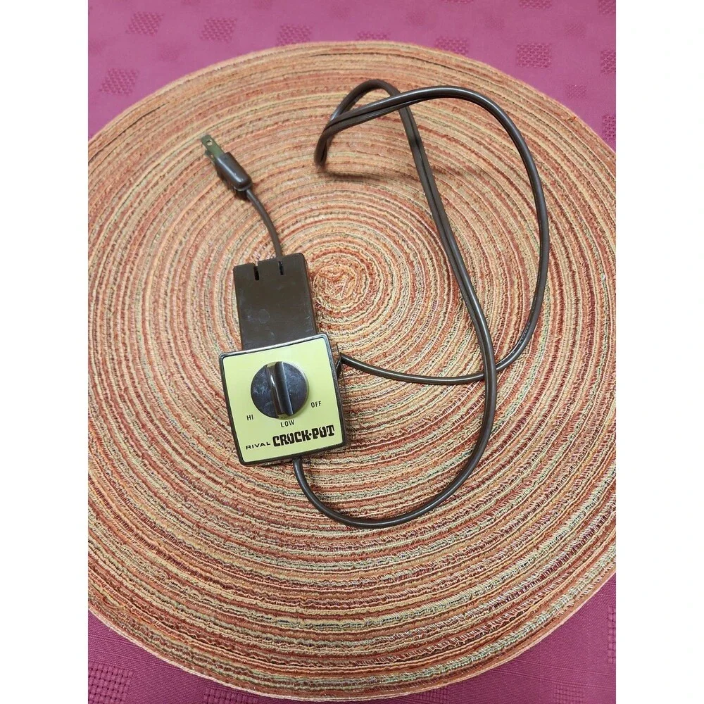 Vintage Original Crock Pot Model 3300 Replacement Cord 3 Prong